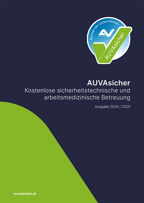 Titelbild der AUIVAsicher-Broschüre